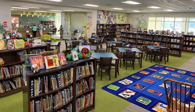 MCES Library instruction area